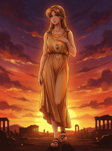 Phaedra of Athens, protagonist of the book series The Last Legends by George Kissamitakis